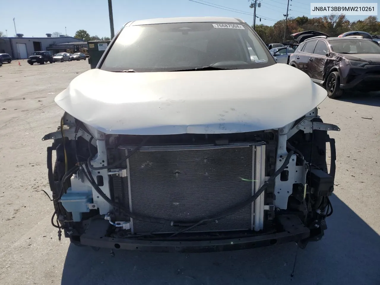 2021 Nissan Rogue Sv VIN: JN8AT3BB9MW210261 Lot: 76687504