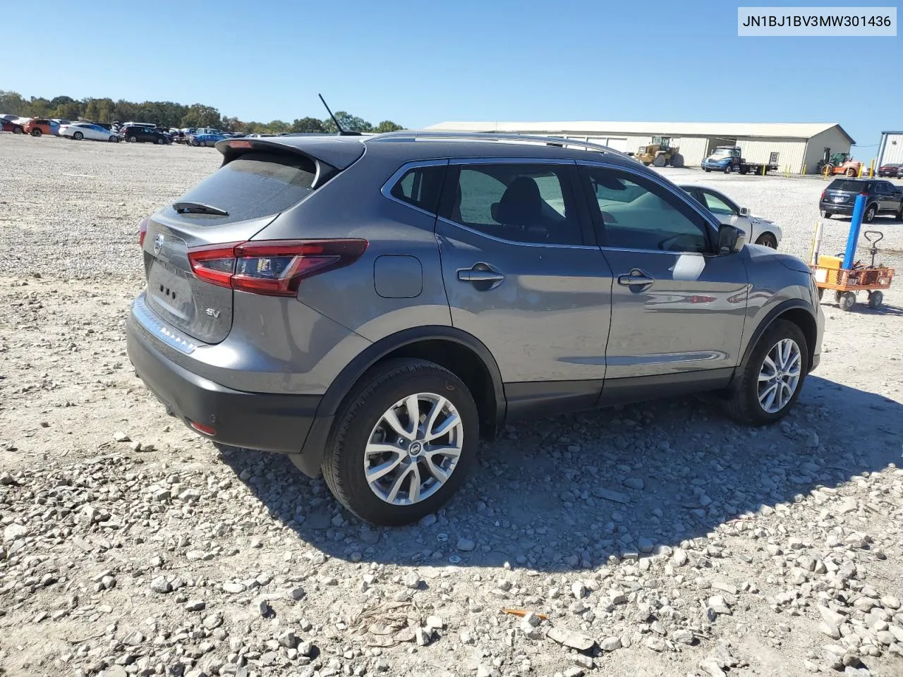 2021 Nissan Rogue Sport Sv VIN: JN1BJ1BV3MW301436 Lot: 76889394