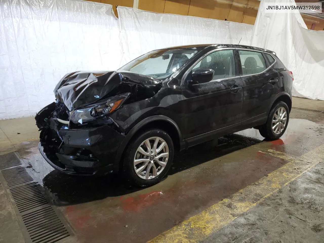 2021 Nissan Rogue Sport S VIN: JN1BJ1AV5MW312598 Lot: 76895664