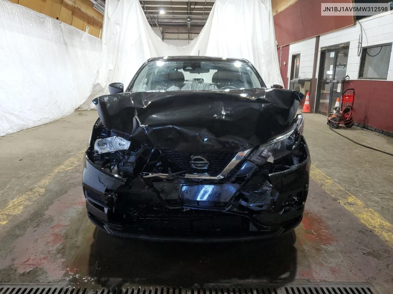 2021 Nissan Rogue Sport S VIN: JN1BJ1AV5MW312598 Lot: 76895664