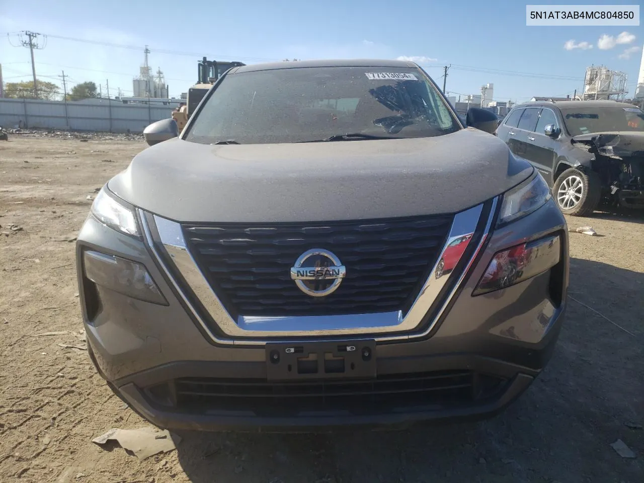 2021 Nissan Rogue S VIN: 5N1AT3AB4MC804850 Lot: 77313054