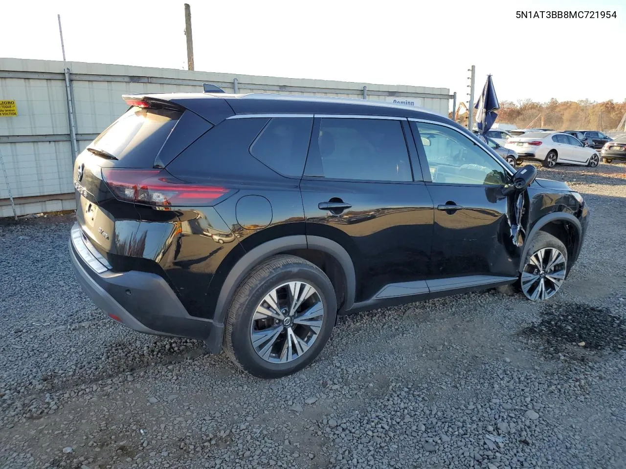 2021 Nissan Rogue Sv VIN: 5N1AT3BB8MC721954 Lot: 77419074