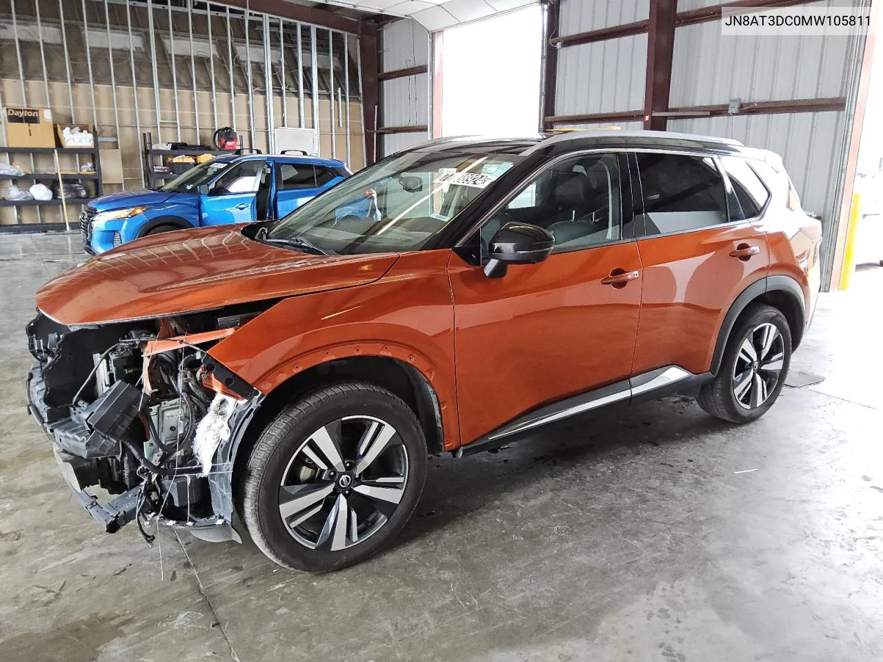 2021 Nissan Rogue Platinum VIN: JN8AT3DC0MW105811 Lot: 77708924