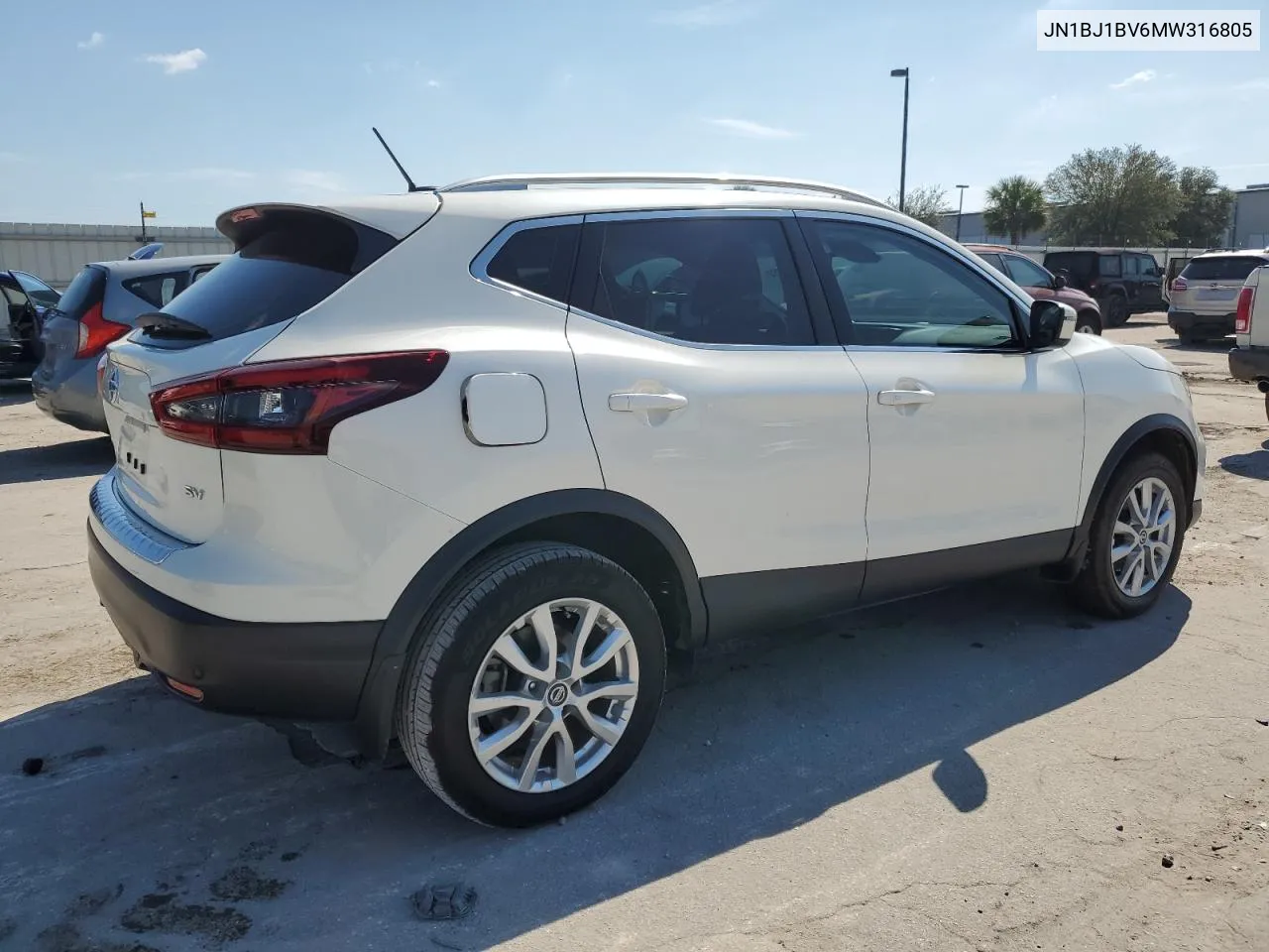 2021 Nissan Rogue Sport Sv VIN: JN1BJ1BV6MW316805 Lot: 77711664