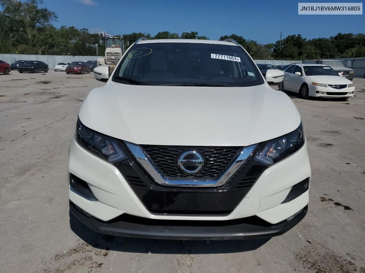 2021 Nissan Rogue Sport Sv VIN: JN1BJ1BV6MW316805 Lot: 77711664