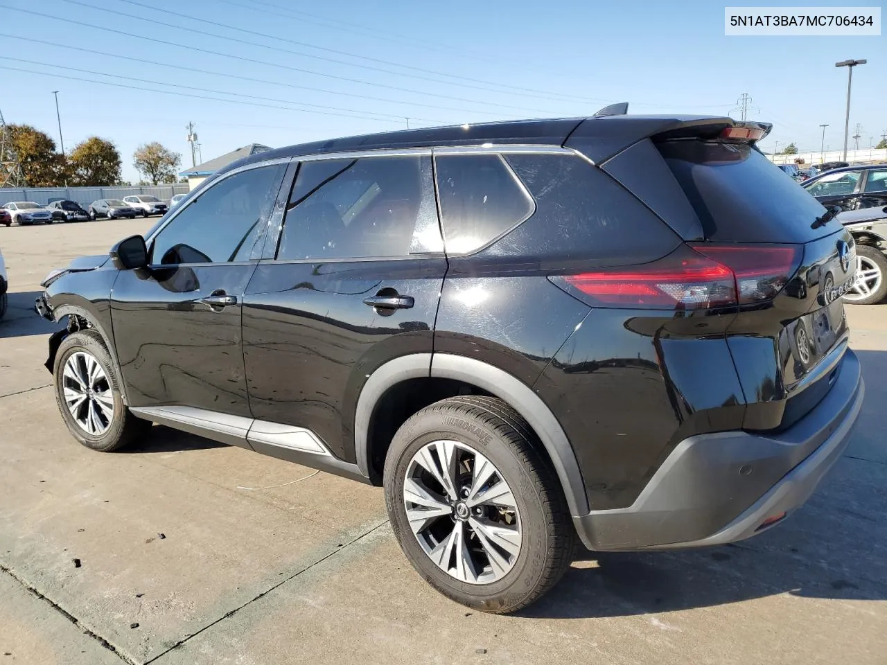 2021 Nissan Rogue Sv VIN: 5N1AT3BA7MC706434 Lot: 77744624