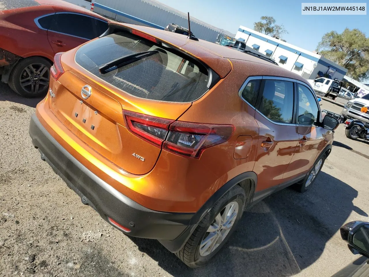 2021 Nissan Rogue Sport S VIN: JN1BJ1AW2MW445148 Lot: 77759614