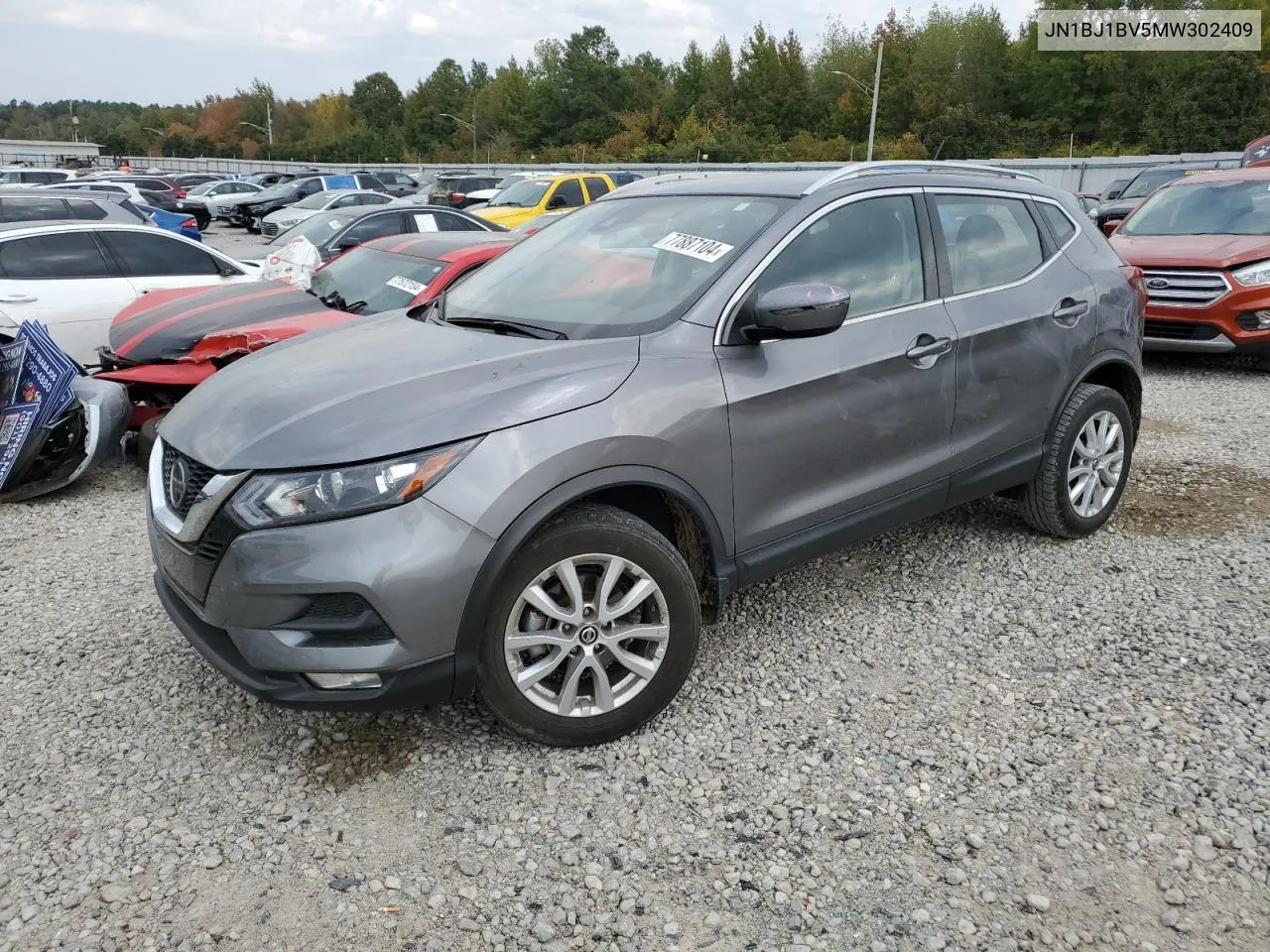 JN1BJ1BV5MW302409 2021 Nissan Rogue Sport Sv