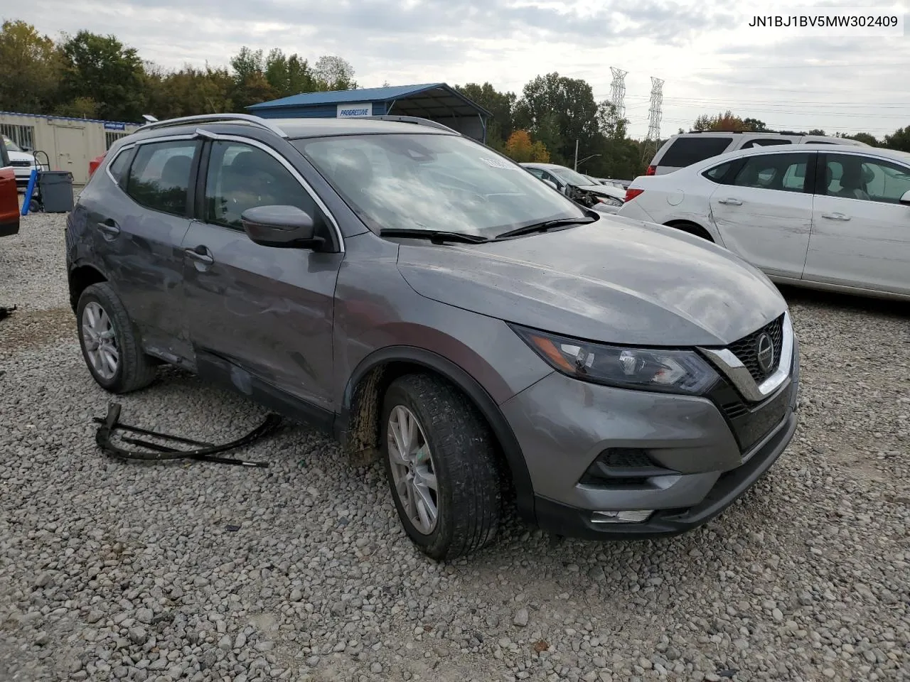 2021 Nissan Rogue Sport Sv VIN: JN1BJ1BV5MW302409 Lot: 77887104