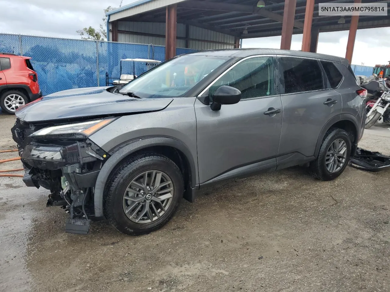 2021 Nissan Rogue S VIN: 5N1AT3AA9MC795814 Lot: 77897664