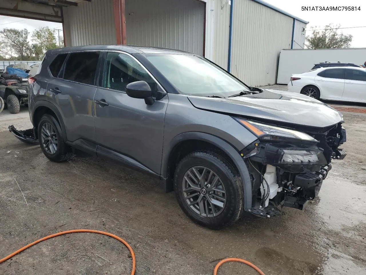 2021 Nissan Rogue S VIN: 5N1AT3AA9MC795814 Lot: 77897664