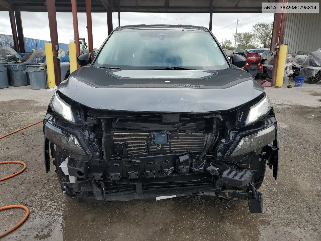 2021 Nissan Rogue S VIN: 5N1AT3AA9MC795814 Lot: 77897664