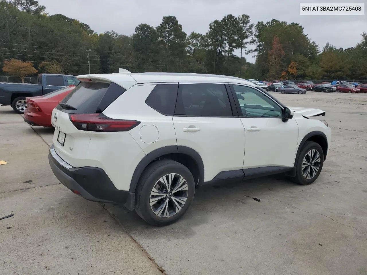 2021 Nissan Rogue Sv VIN: 5N1AT3BA2MC725408 Lot: 78047864