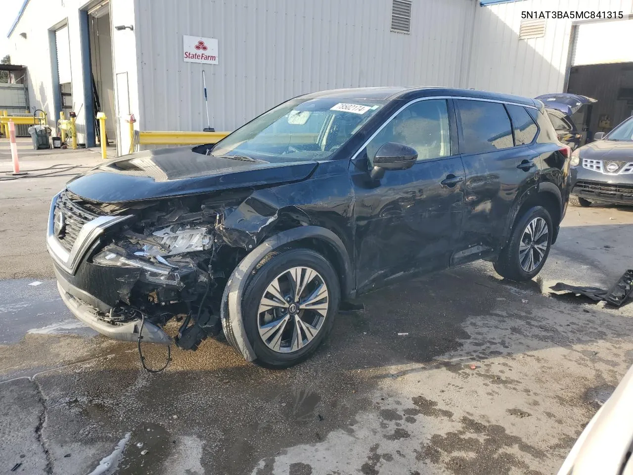 2021 Nissan Rogue Sv VIN: 5N1AT3BA5MC841315 Lot: 78502174