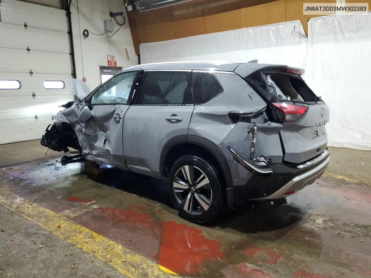 2021 Nissan Rogue Platinum VIN: JN8AT3DD3MW302383 Lot: 78692374