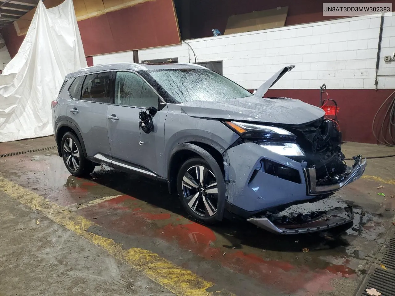 JN8AT3DD3MW302383 2021 Nissan Rogue Platinum