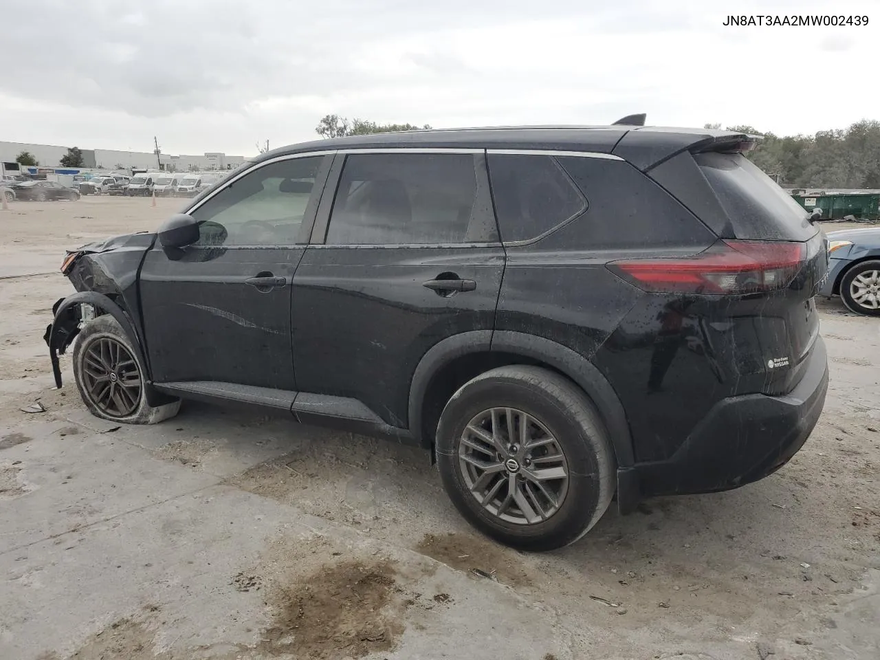 2021 Nissan Rogue S VIN: JN8AT3AA2MW002439 Lot: 78864964