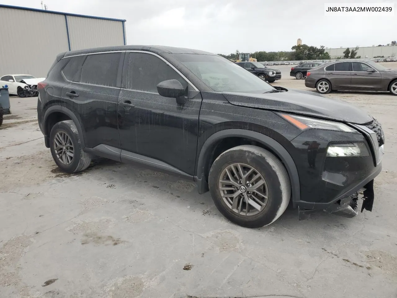 2021 Nissan Rogue S VIN: JN8AT3AA2MW002439 Lot: 78864964