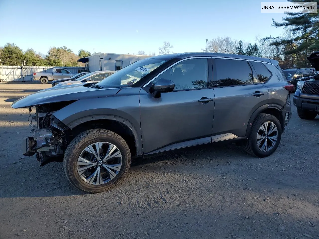 2021 Nissan Rogue Sv VIN: JN8AT3BB8MW225947 Lot: 78984384