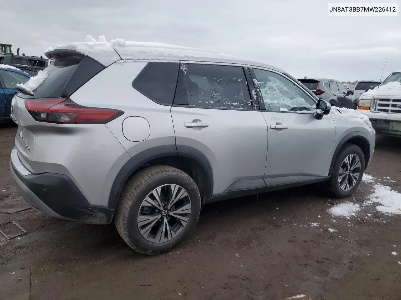 2021 Nissan Rogue Sv VIN: JN8AT3BB7MW226412 Lot: 79757724