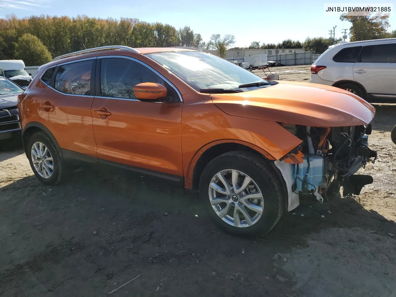 JN1BJ1BV0MW321885 2021 Nissan Rogue Sport Sv