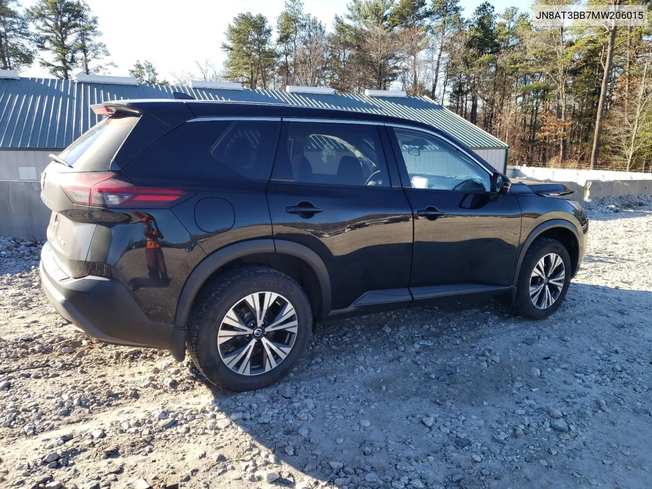 2021 Nissan Rogue Sv VIN: JN8AT3BB7MW206015 Lot: 80507624