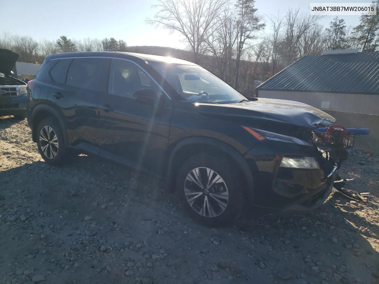 2021 Nissan Rogue Sv VIN: JN8AT3BB7MW206015 Lot: 80507624