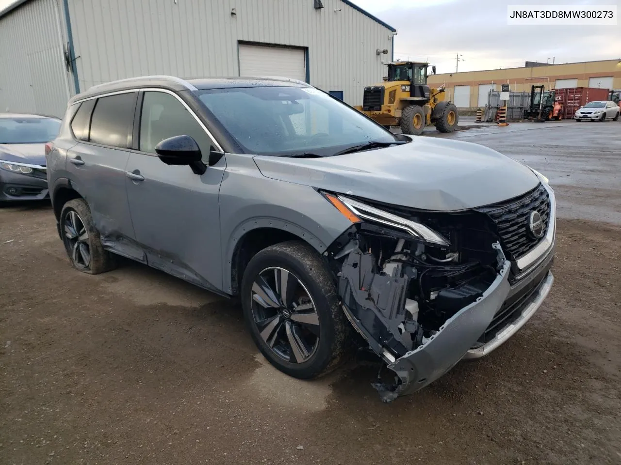 2021 Nissan Rogue Platinum VIN: JN8AT3DD8MW300273 Lot: 81475464