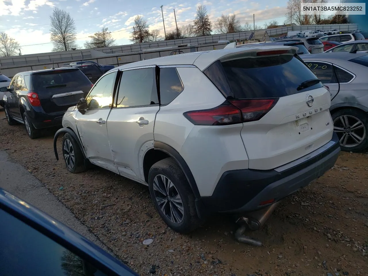 2021 Nissan Rogue Sv VIN: 5N1AT3BA5MC823252 Lot: 81679213