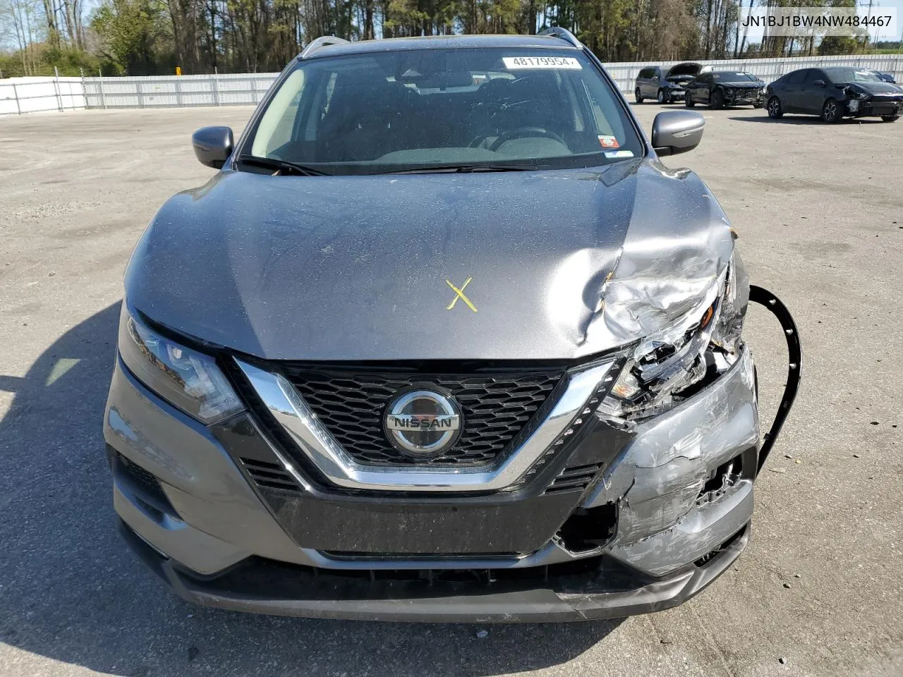 2022 Nissan Rogue Sport Sv VIN: JN1BJ1BW4NW484467 Lot: 48179954