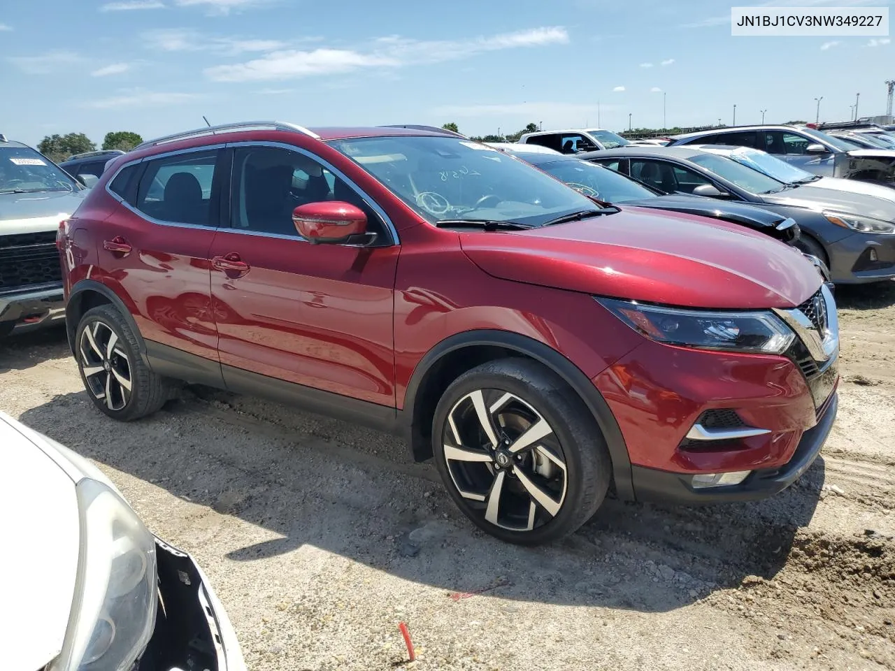 2022 Nissan Rogue Sport Sl VIN: JN1BJ1CV3NW349227 Lot: 57652244