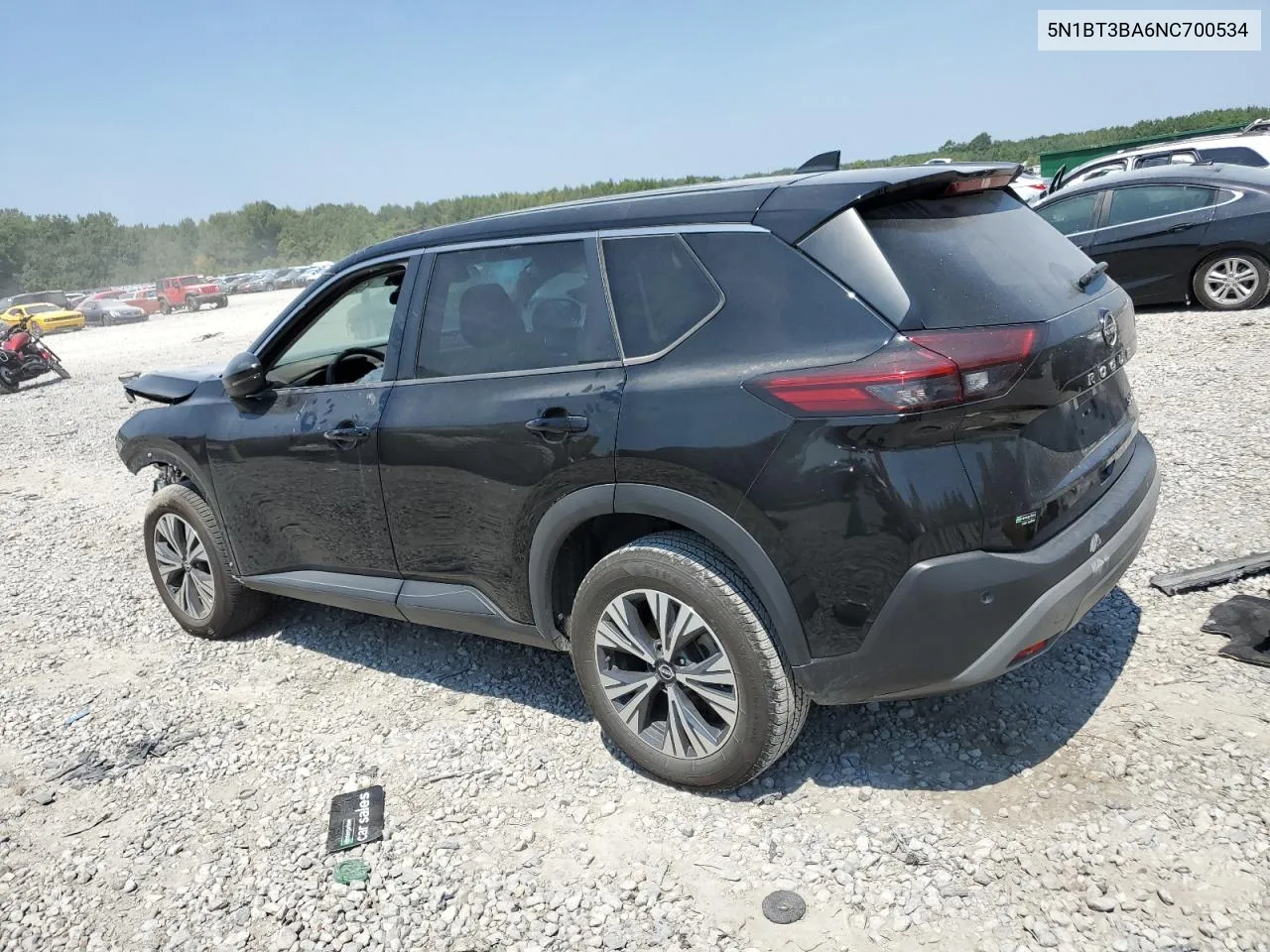 2022 Nissan Rogue Sv VIN: 5N1BT3BA6NC700534 Lot: 58060444