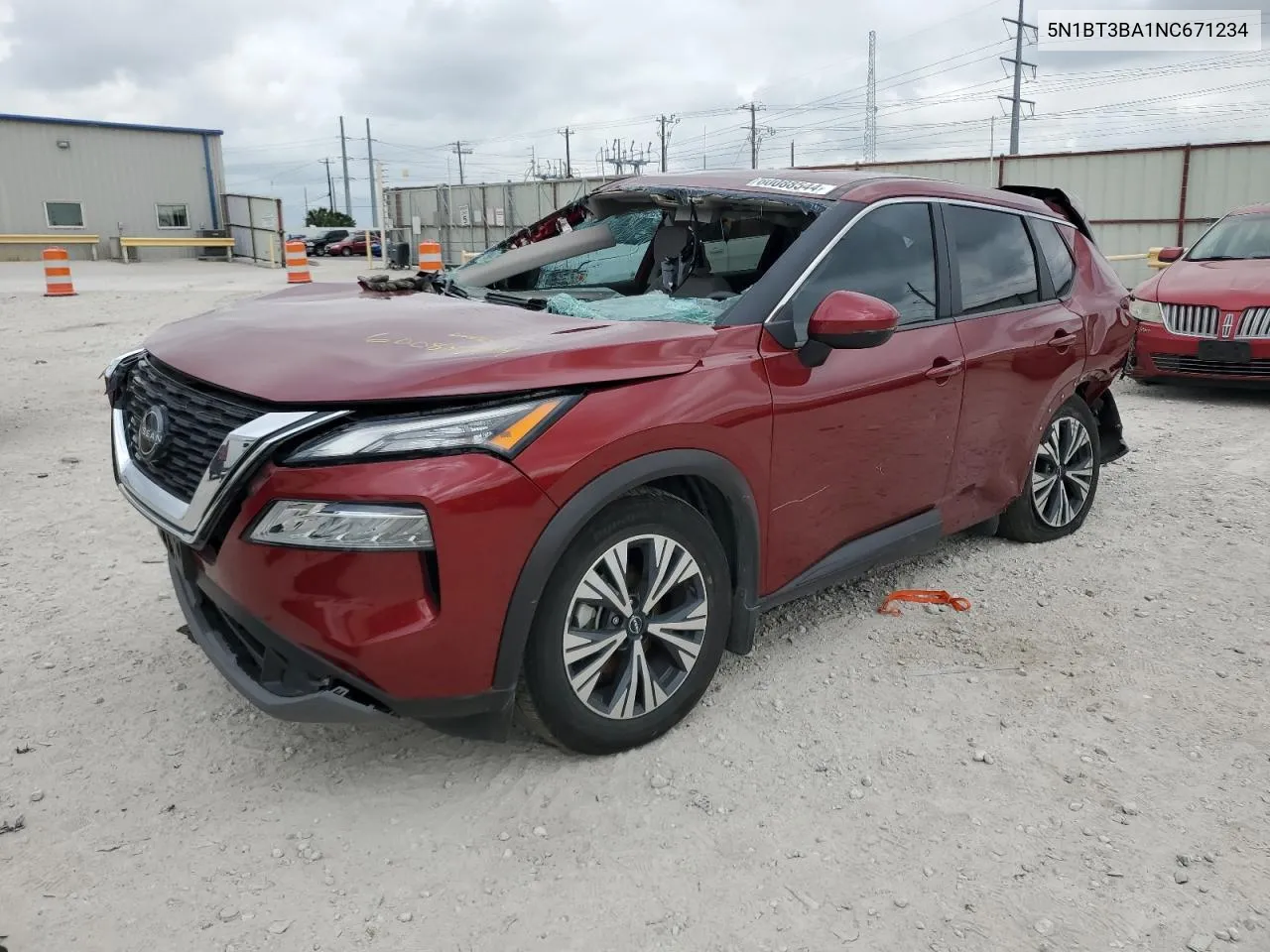 5N1BT3BA1NC671234 2022 Nissan Rogue Sv