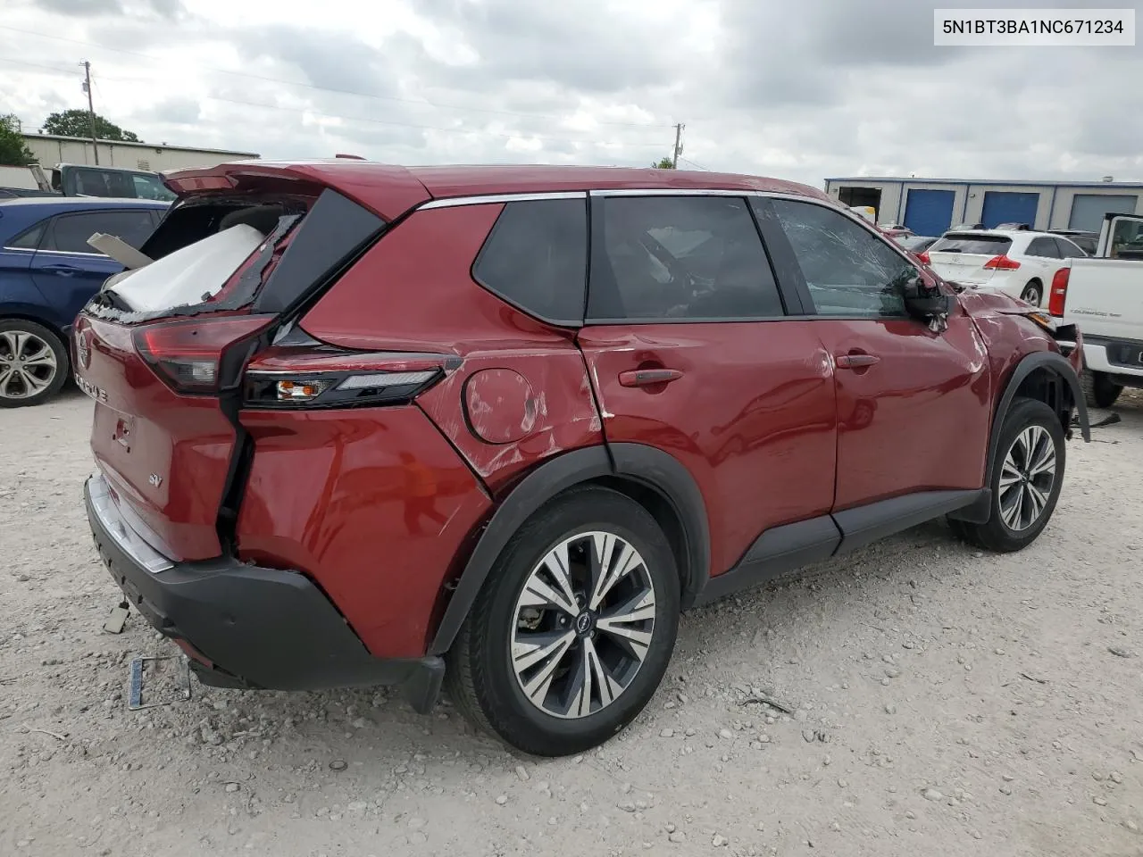 5N1BT3BA1NC671234 2022 Nissan Rogue Sv