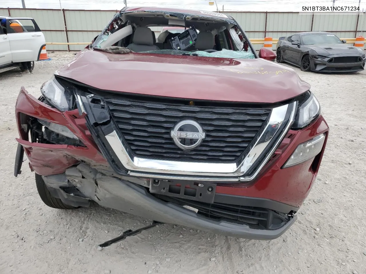 5N1BT3BA1NC671234 2022 Nissan Rogue Sv