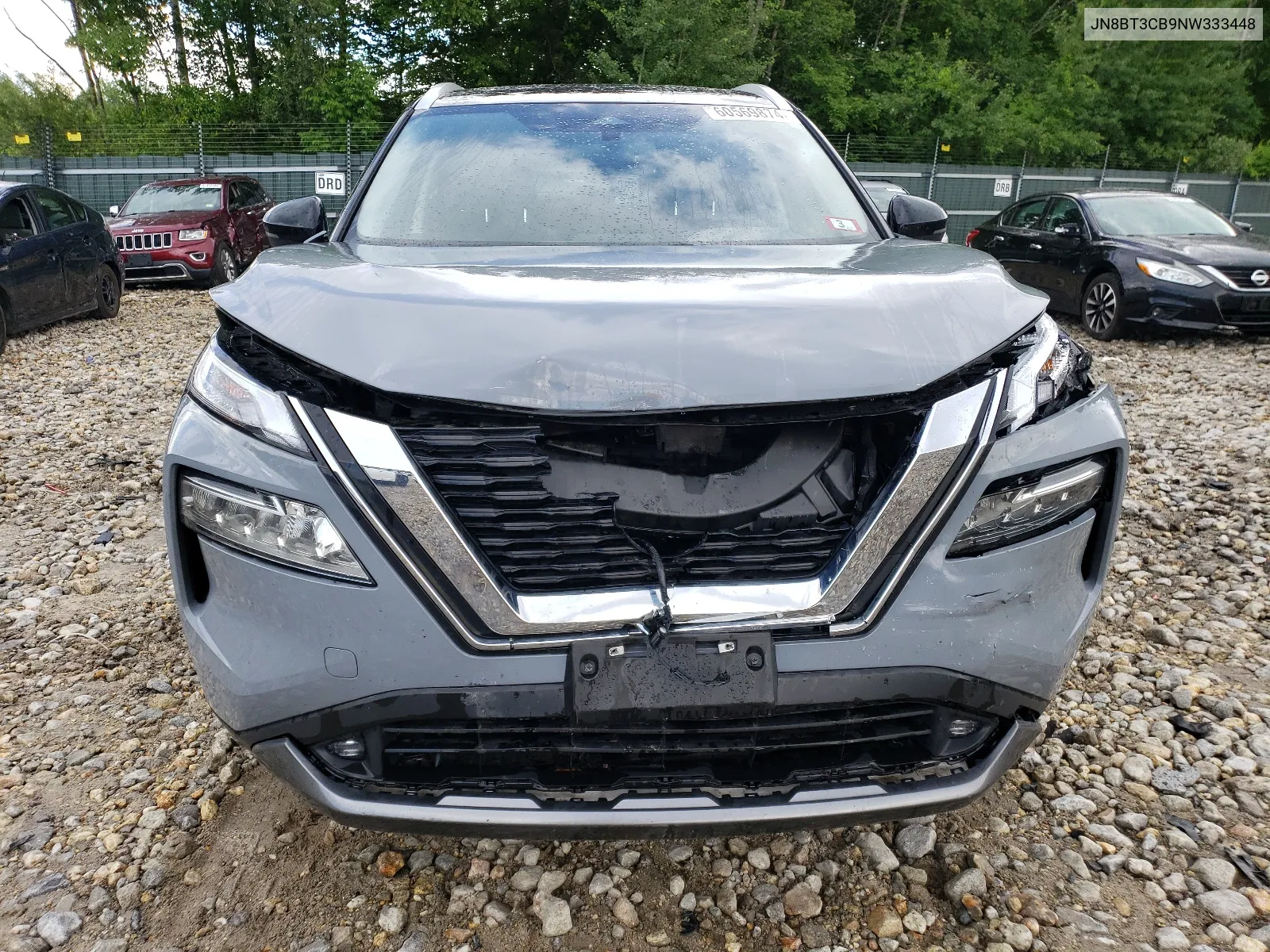 2022 Nissan Rogue Sl VIN: JN8BT3CB9NW333448 Lot: 60569874