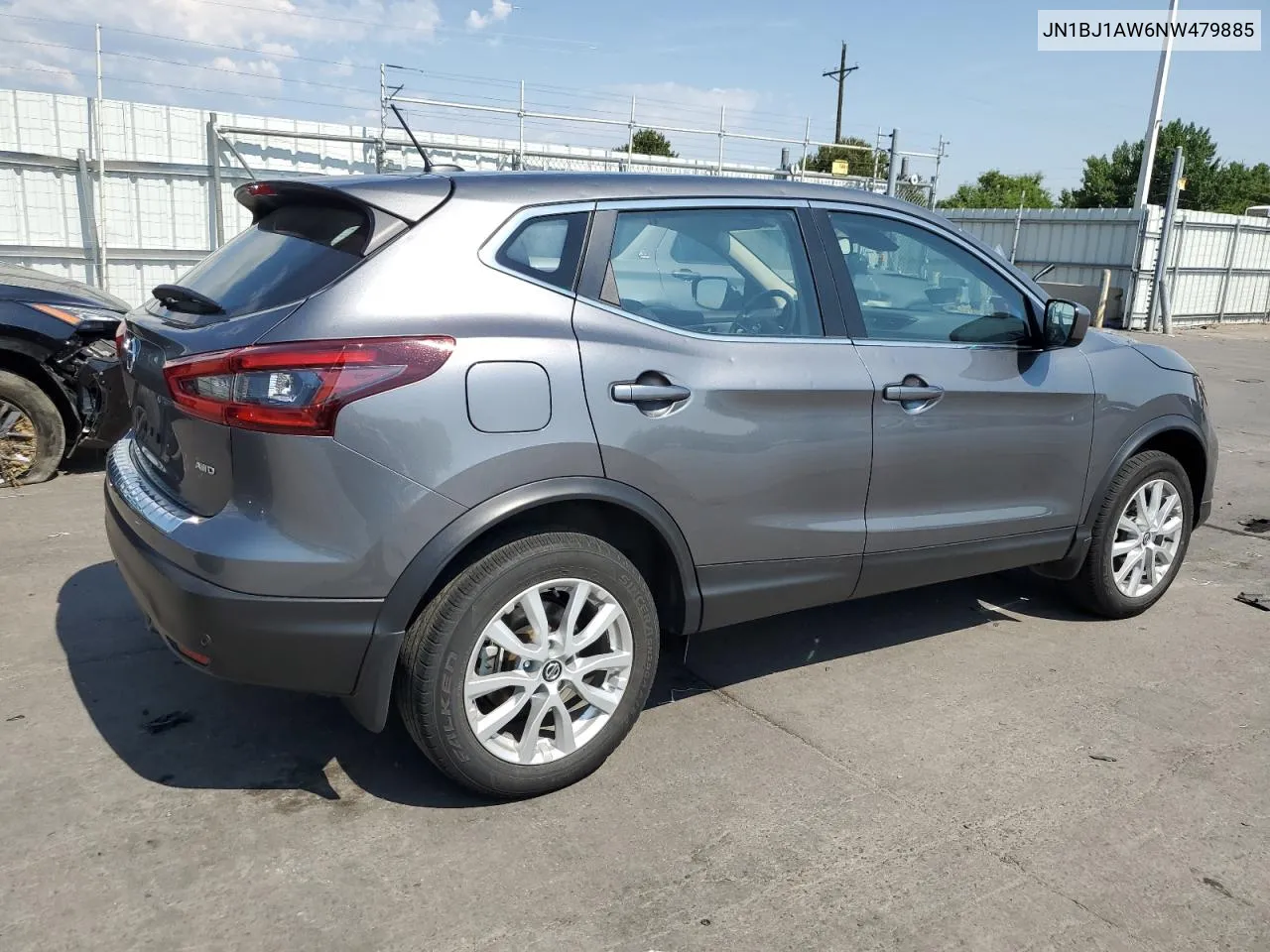 2022 Nissan Rogue Sport S VIN: JN1BJ1AW6NW479885 Lot: 63706394