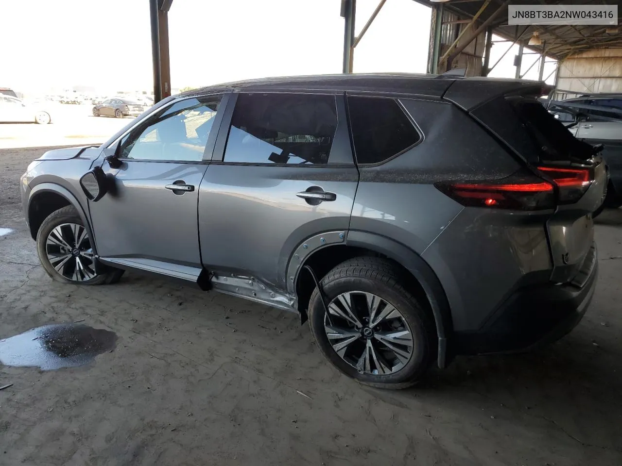 2022 Nissan Rogue Sv VIN: JN8BT3BA2NW043416 Lot: 67141334