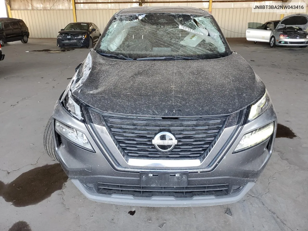 2022 Nissan Rogue Sv VIN: JN8BT3BA2NW043416 Lot: 67141334