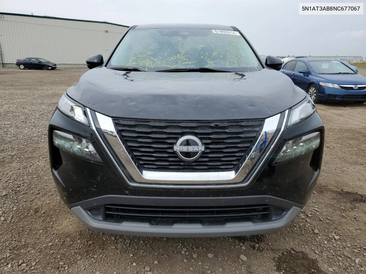 2022 Nissan Rogue S VIN: 5N1AT3AB8NC677067 Lot: 67895514