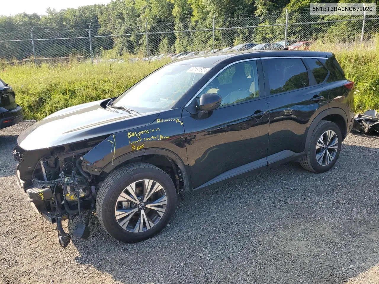 5N1BT3BA0NC679020 2022 Nissan Rogue Sv