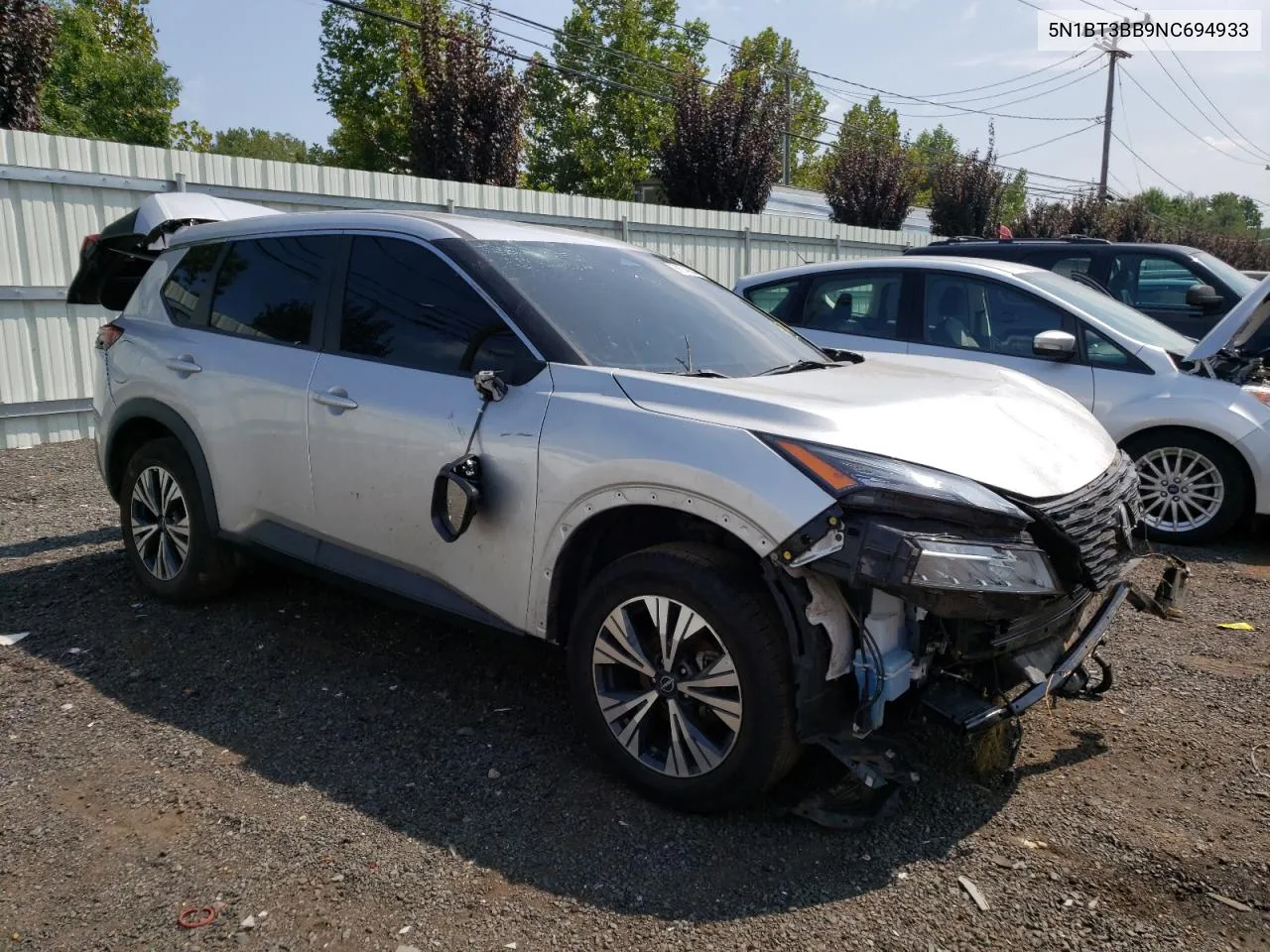 5N1BT3BB9NC694933 2022 Nissan Rogue Sv