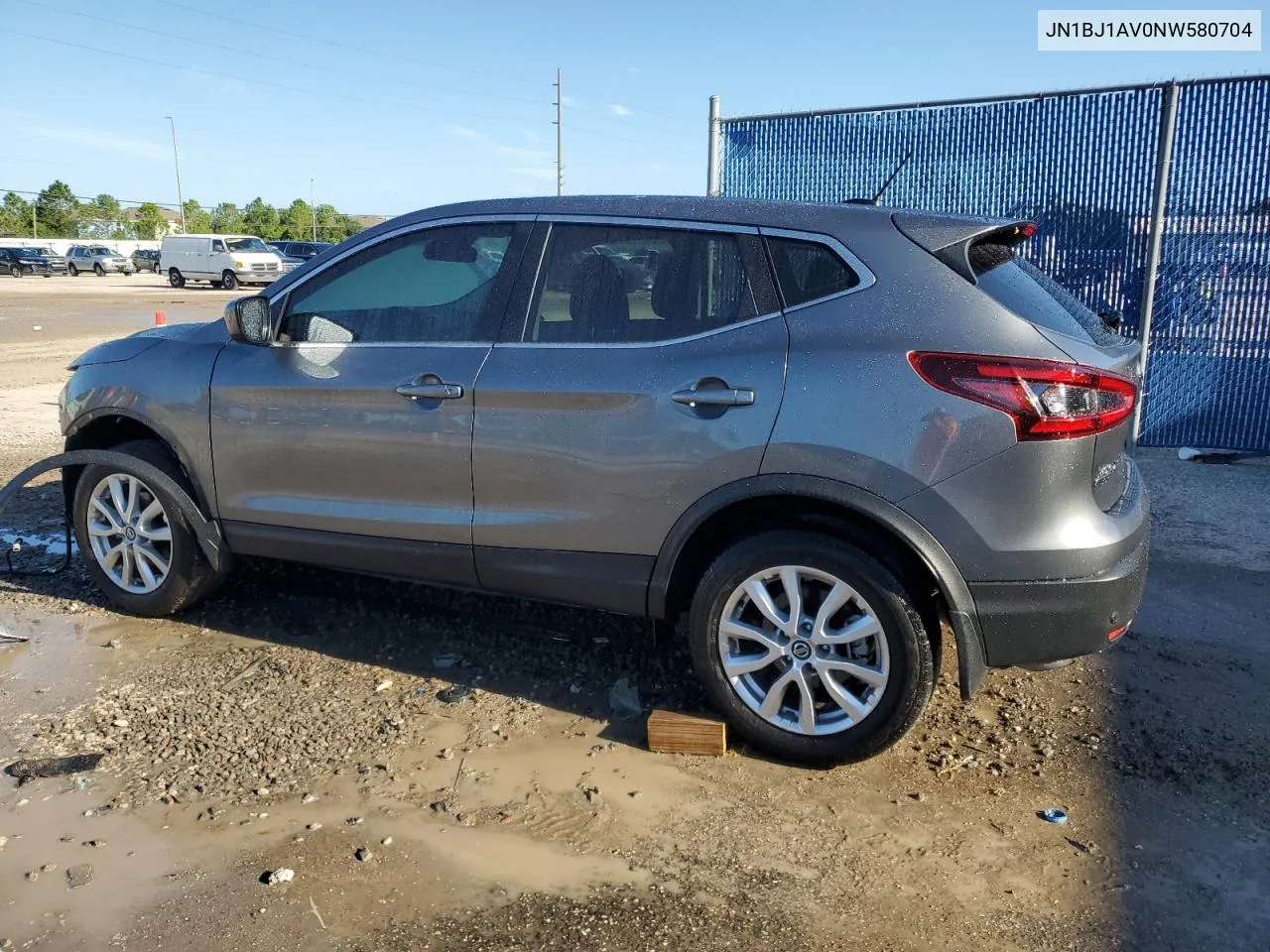 2022 Nissan Rogue Sport S VIN: JN1BJ1AV0NW580704 Lot: 69063754