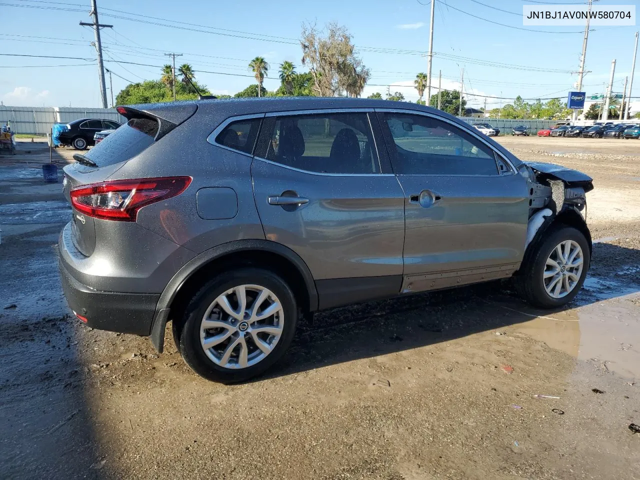 2022 Nissan Rogue Sport S VIN: JN1BJ1AV0NW580704 Lot: 69063754