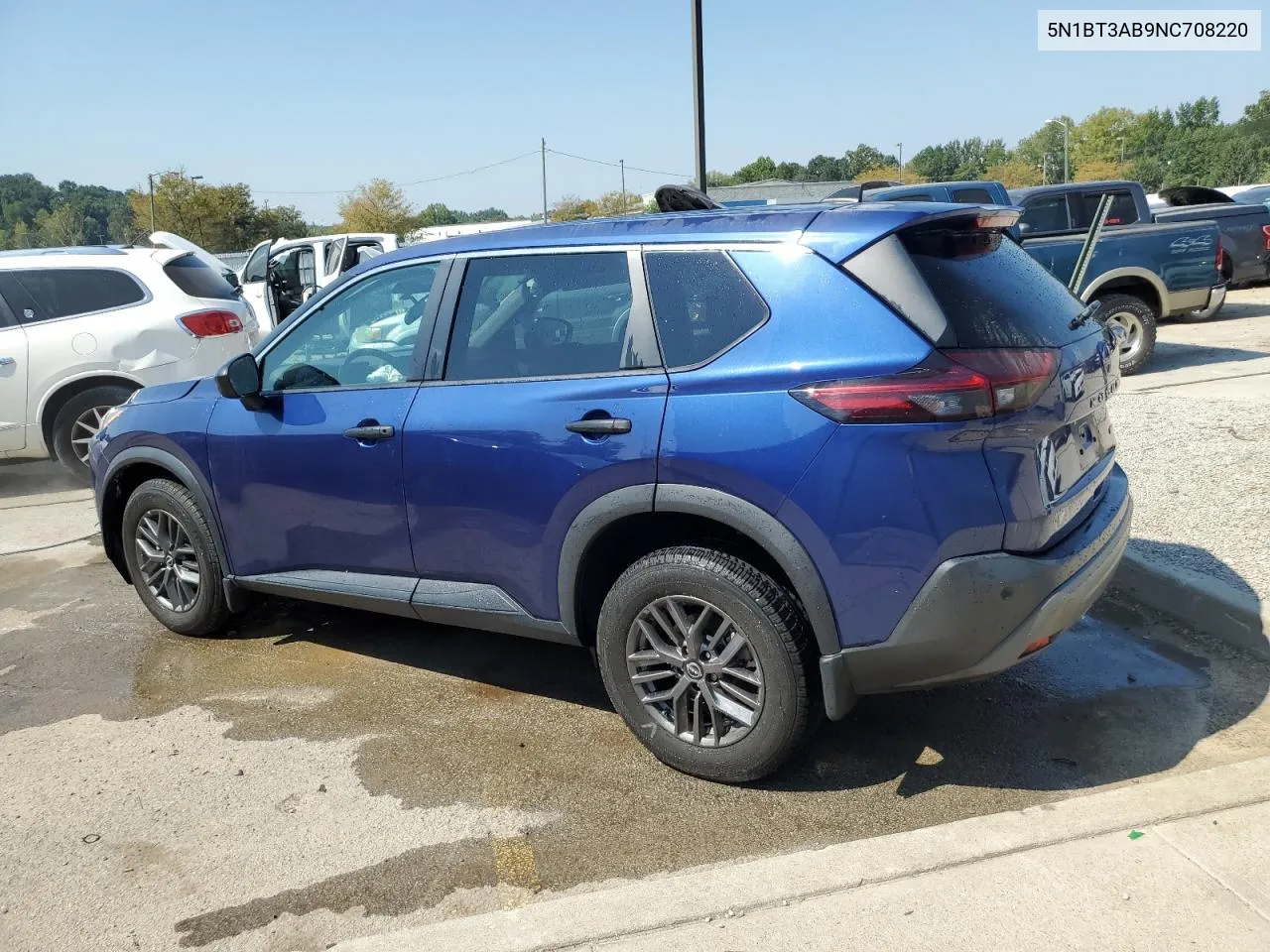 2022 Nissan Rogue S VIN: 5N1BT3AB9NC708220 Lot: 69179634