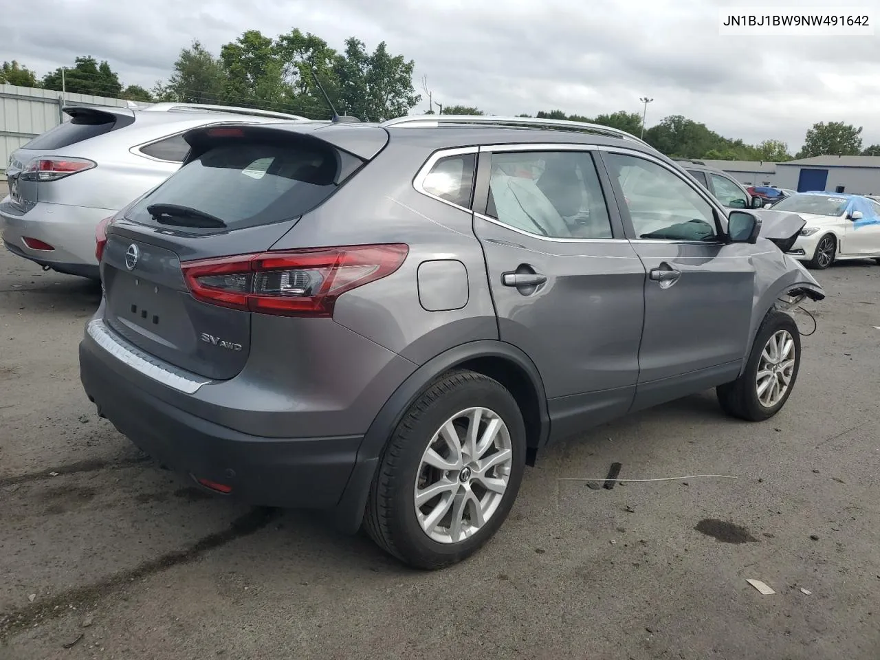 JN1BJ1BW9NW491642 2022 Nissan Rogue Sport Sv