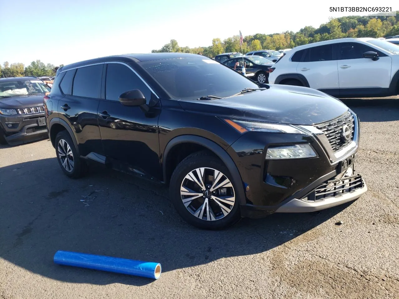 2022 Nissan Rogue Sv VIN: 5N1BT3BB2NC693221 Lot: 70338554