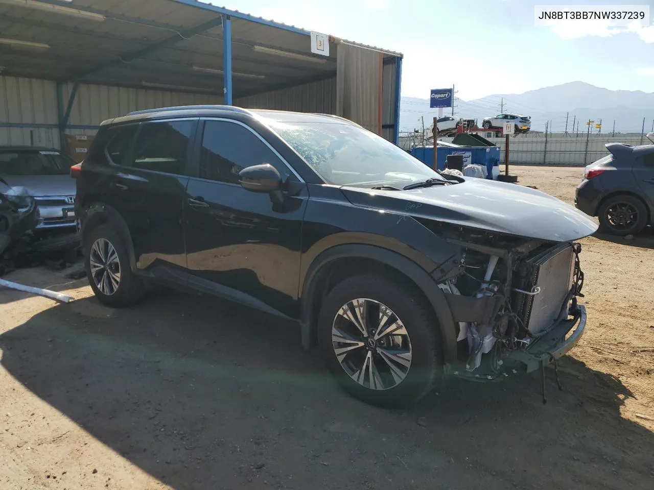 JN8BT3BB7NW337239 2022 Nissan Rogue Sv