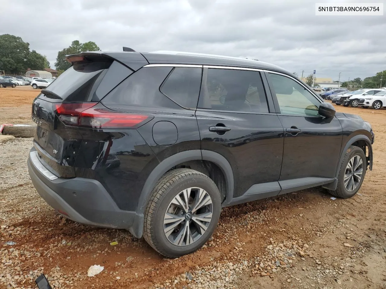 2022 Nissan Rogue Sv VIN: 5N1BT3BA9NC696754 Lot: 72435444