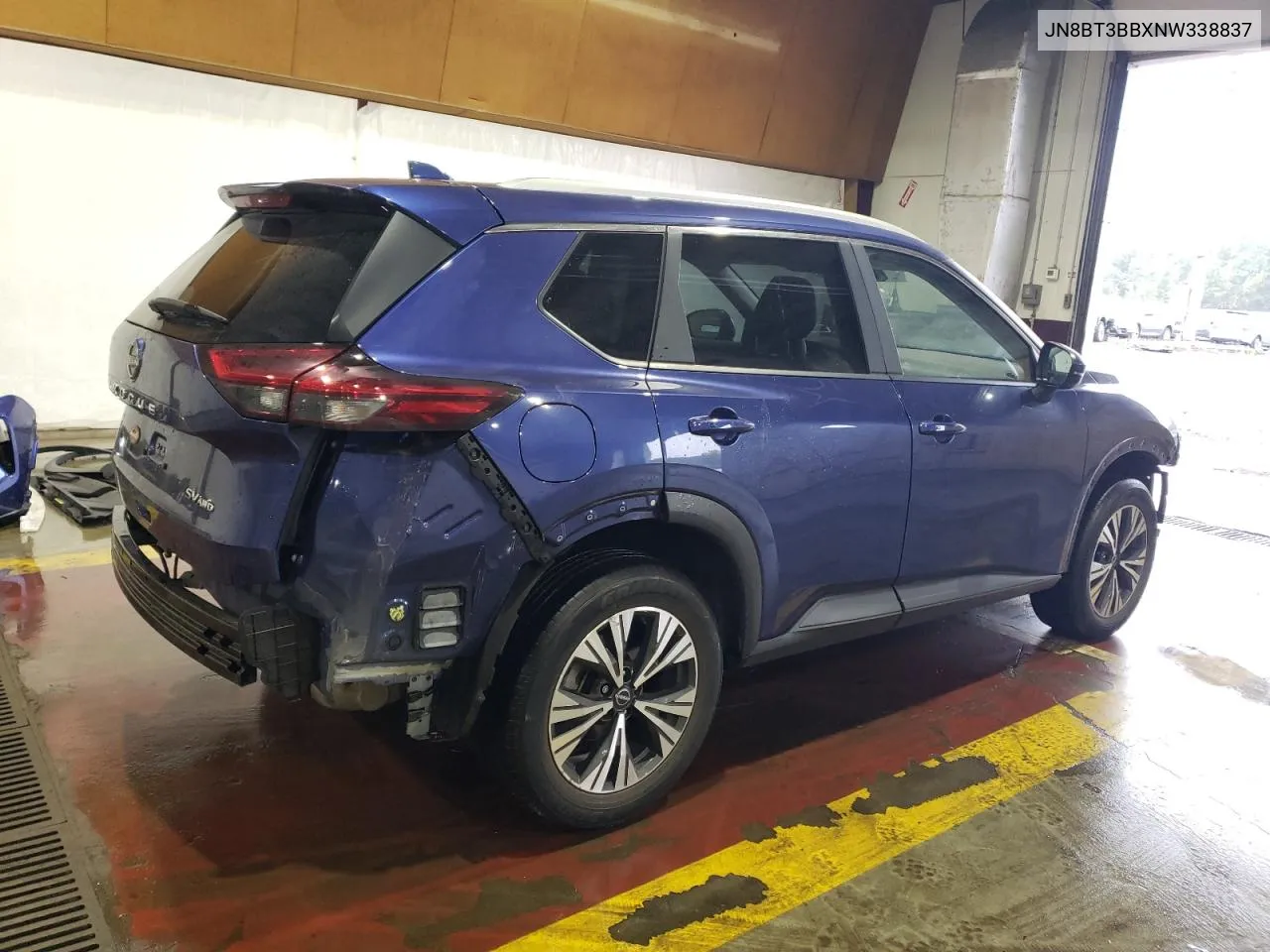 2022 Nissan Rogue Sv VIN: JN8BT3BBXNW338837 Lot: 73404614